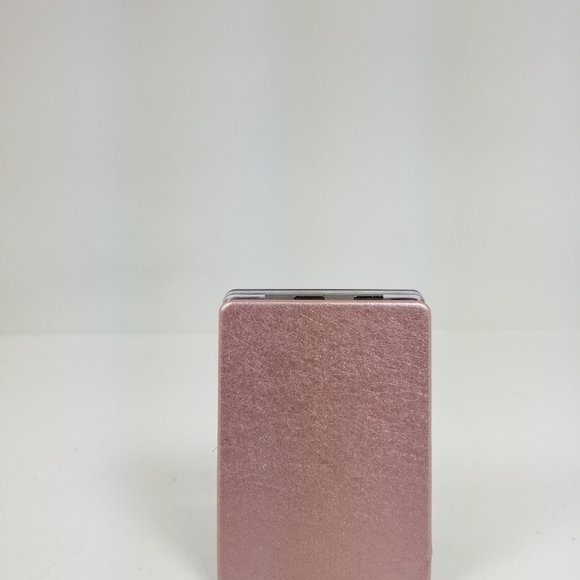 Butterfly snow glove affect floating glitter and hearts mirror compact. - Picture 3 of 6